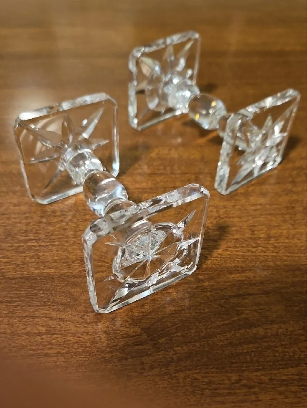 Waterford Crystal Knife Rests 3.5” 8-Point Star - Pair of 2